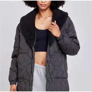 NWT Spiritual Gangster Ivy Quilted Sherpa Jacket XS/S